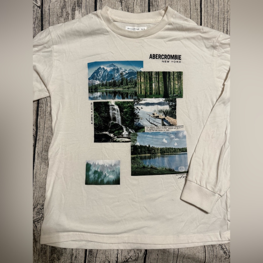 Abercrombie kids boys long sleeve tee. Size 15/16